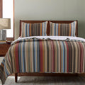 BLACK FOREST DECOR Desert Strata 3pc Quilt Bed Set - Full/Queen