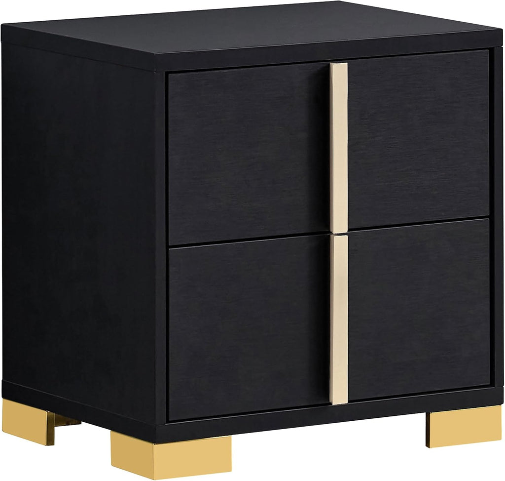 GOWE Medici Black 4-Piece LED Full Bedroom Set