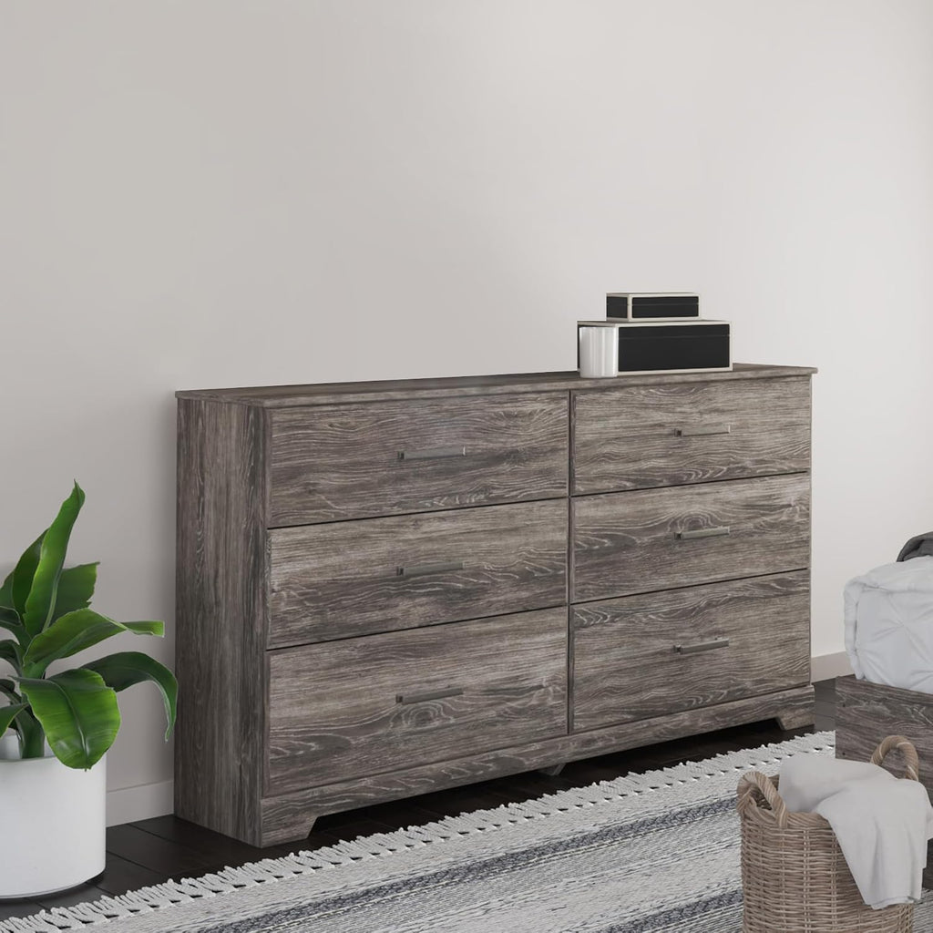 Signature Design by Ashley Ralinski 6 Drawer Dresser, Warm Gray