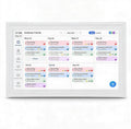 Dpofirs 15.6 Inch Wall Planner Digital Calendar | Touchscreen, Real Time Photo Sharing, Family Task Management, Art Display with Loop, Calendar Sync for Home & Office (white)