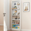 Behind Door Bookshelf,Toddler Bookshelf,Storage Cabinets,Organizer for Toys and Books,for Living Room, Children's Room, Study Room, etc. (A, 23.6' x 3.9' x 70.1')