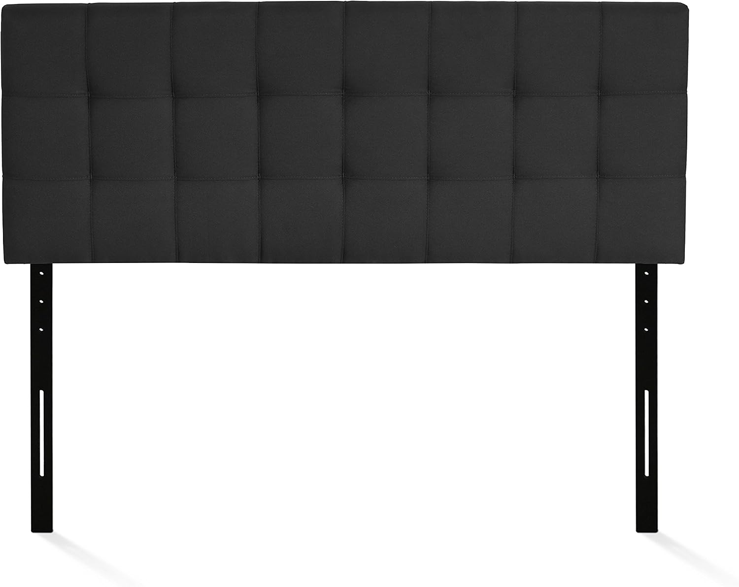 Furinno Roanne Tufted Headboard, Full, Black