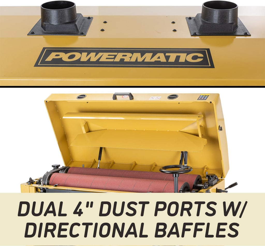 Powermatic 37-Inch Dual Drum Sander, 10 HP, 230/460V 3Ph (Model DDS-237)