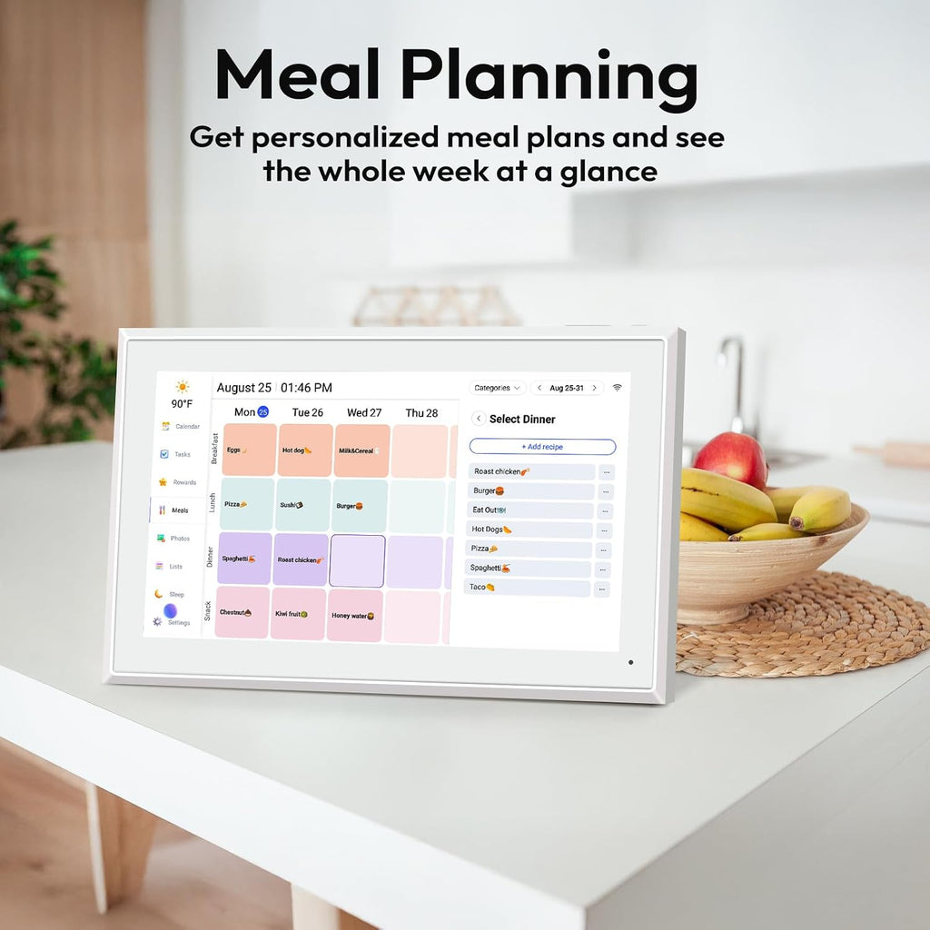 BOCT 15.6'' Digital Calendar Wall - 32GB Memory Touch Screen Chore Chart Smart Calendar, Digital Planner, Auto-Sync, APP Control, Interactive Family Schedules, Gift for Mother