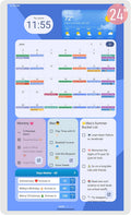 Digital Calendar Wall Touch Screen, Digital Wall Calendar, (24 Inch Smart Digital Calendar Family Schedules, Meal Planning, Business Chore Chart)