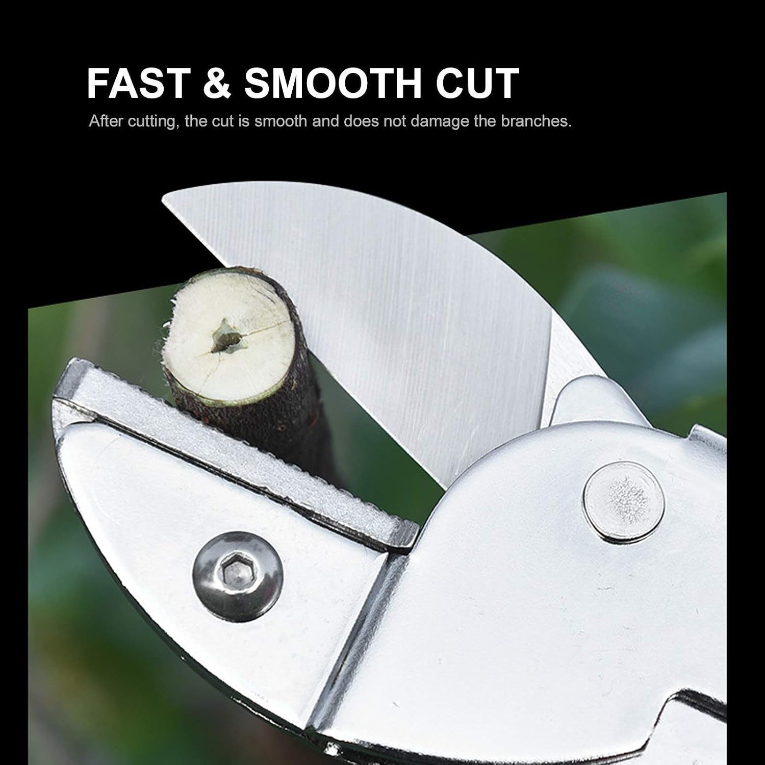 Secateurs Steel Blade Pruning Shears with Ergonomic Handles Gardening Scissors Bonsai Cutters Professional Hand Tool Kit for Plants Rose Flowe ()