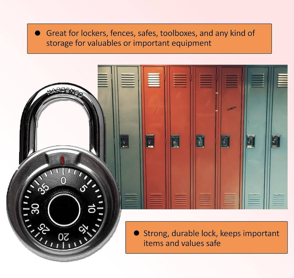 Hardened 50mm Laminated Combination Padlocks Wholesale Bulk Silver 120 Pack