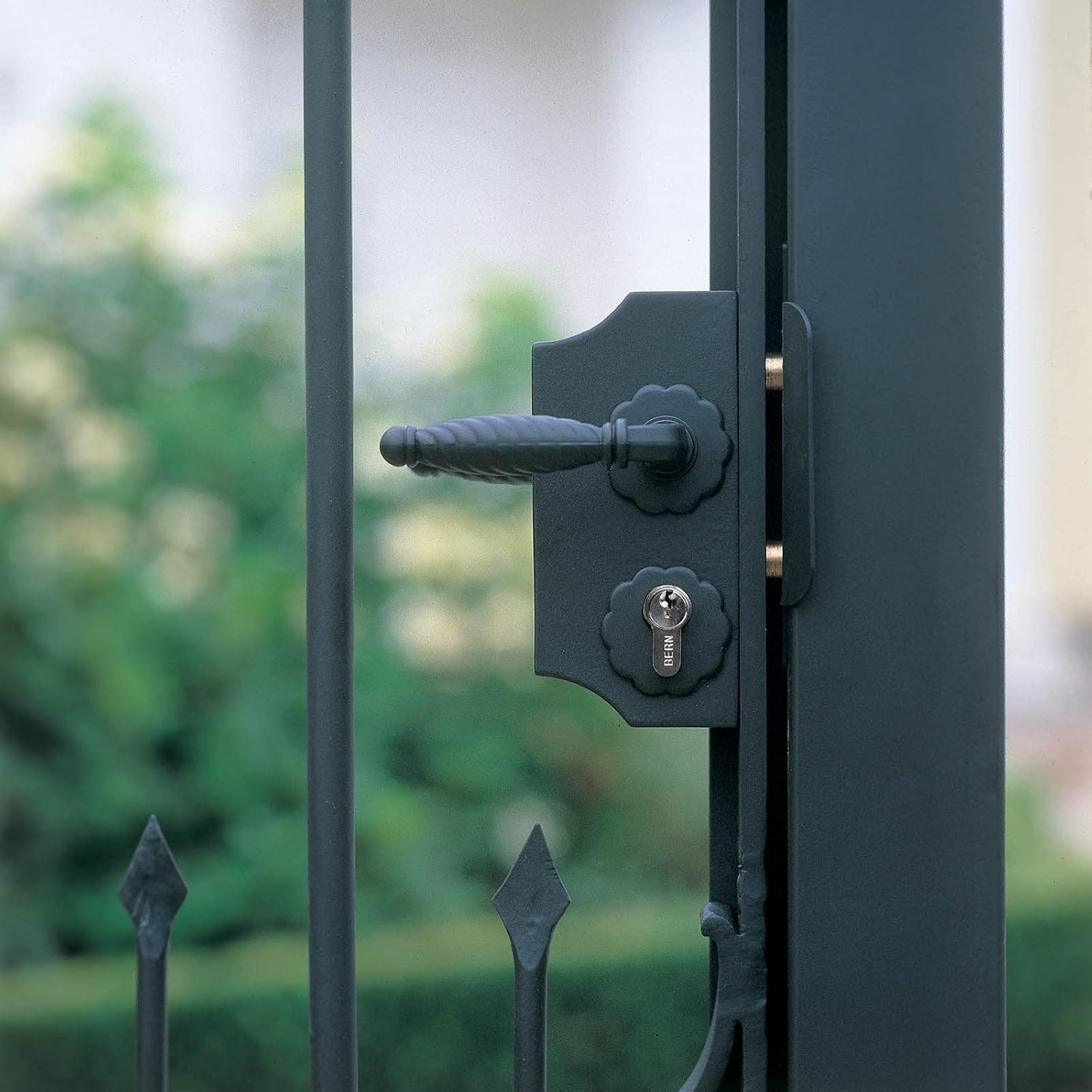 Locinox LAKY Decorative Gate Lock for Jewellery Gates Mortice Lock Powder Coated