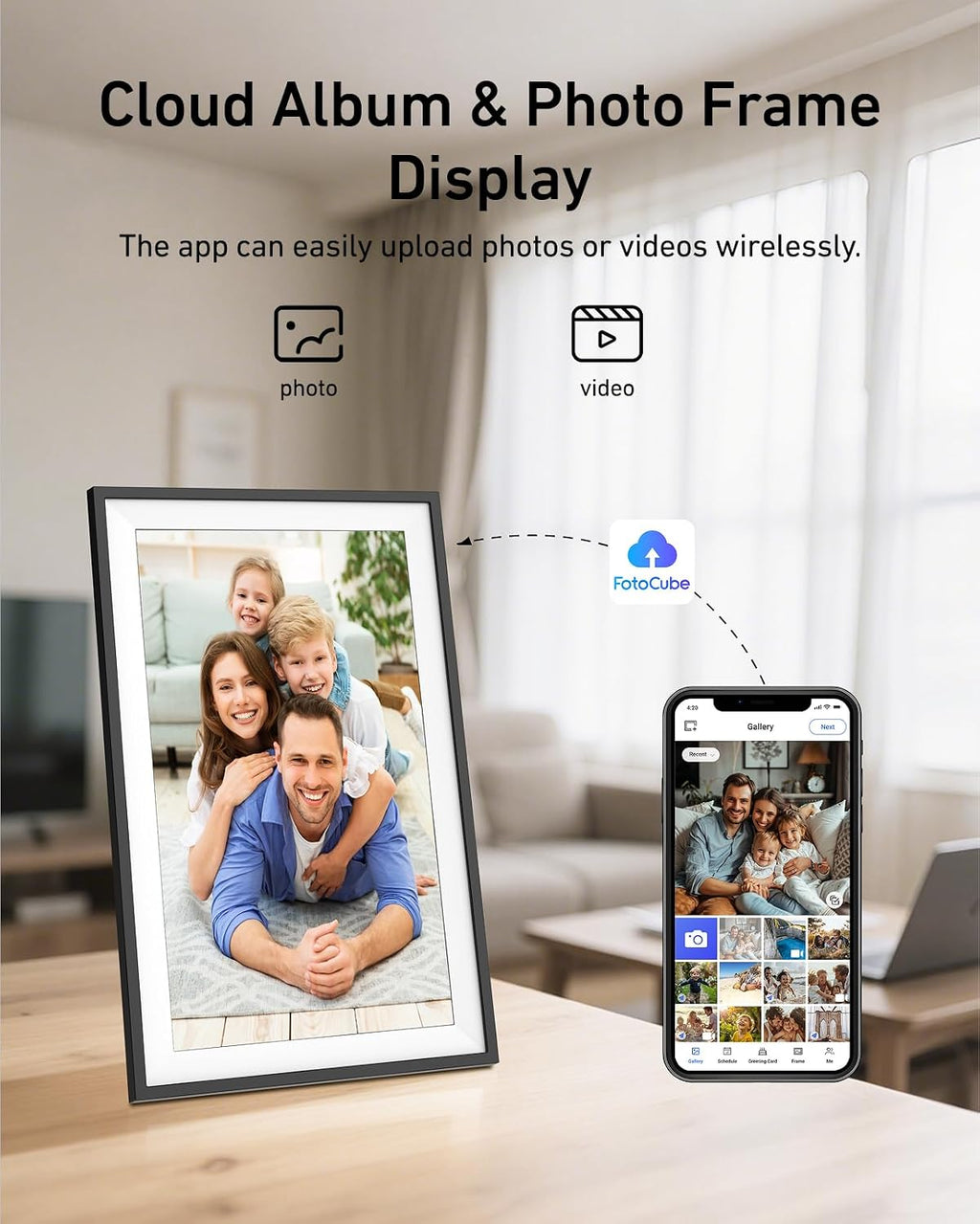 15.6 inch Digital Calendar, Smart Calendar for Home Organization, IPS FHDTouchscreen Interactive Display, Wall Planner Smart Family Schedules/Digital Picture Frames for Wall/Desk Mountable