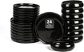 Stone Lain Lagoon 24-Piece Dinnerware Set Stoneware, Plates and Bowls set, Microwave and Dishwasher Safe, Dish Set for 8, Black