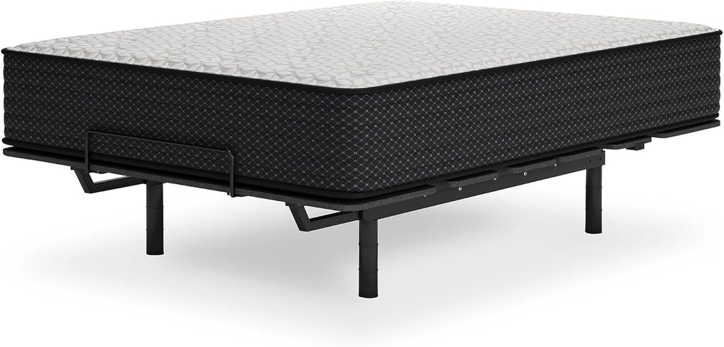 Signature Design by Ashley Plush 12 Inch Hybrid Mattress with Gel Memory Foam and Edge Support for Cool Sleep and Pressure Relief, Twin, Fiberglass-Free, Bed In A Box