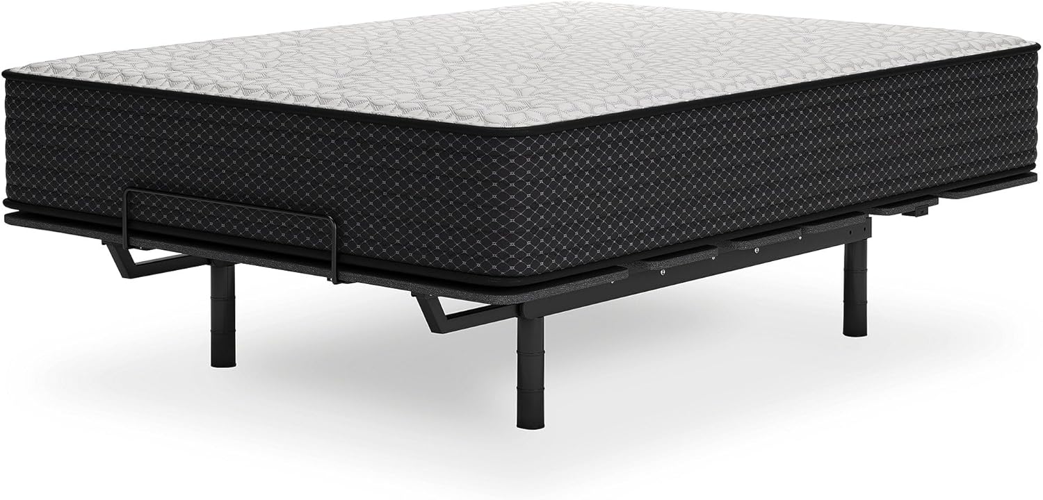 Signature Design by Ashley Plush 12 Inch Hybrid Mattress with Gel Memory Foam and Edge Support for Cool Sleep and Pressure Relief, Twin, Fiberglass-Free, Bed In A Box