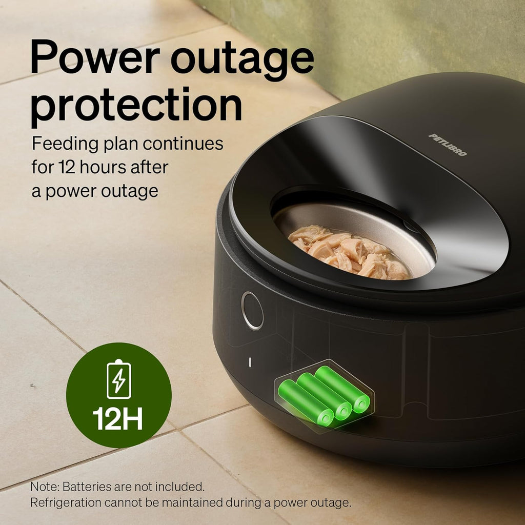 PETLIBRO Automatic Wet Food Cat Feeder 2026 New Version with Semiconductor Cooling, Refrigerated 3 Fresh Meals in 3 Days, App-Controlled Pet Food Dispenser, Stainless Steel Bowl, Easy to Clean