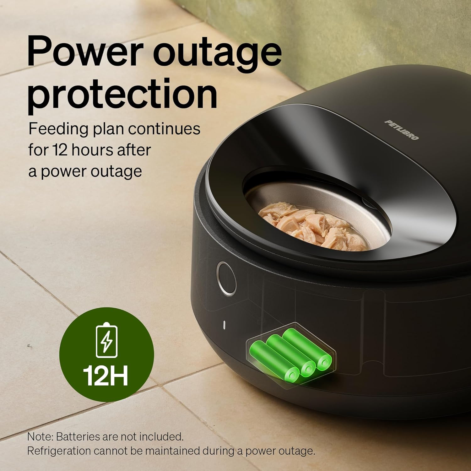 PETLIBRO Automatic Wet Food Cat Feeder 2026 New Version with Semiconductor Cooling, Refrigerated 3 Fresh Meals in 3 Days, App-Controlled Pet Food Dispenser, Stainless Steel Bowl, Easy to Clean