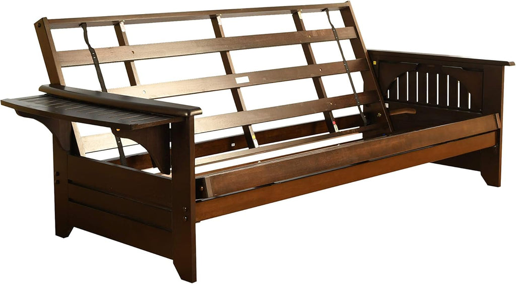 Kodiak Furniture Phoenix Futon in Black Finish, Full, Fairbanks Evergreen