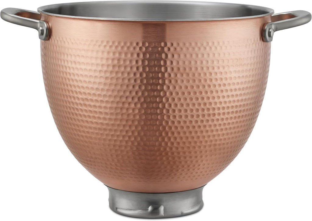 KitchenAid 5 Quart Hammered Copper Bowl, KSM5SSBCB for select 4.5 or 5 Q Tilt Head Stand Mixers