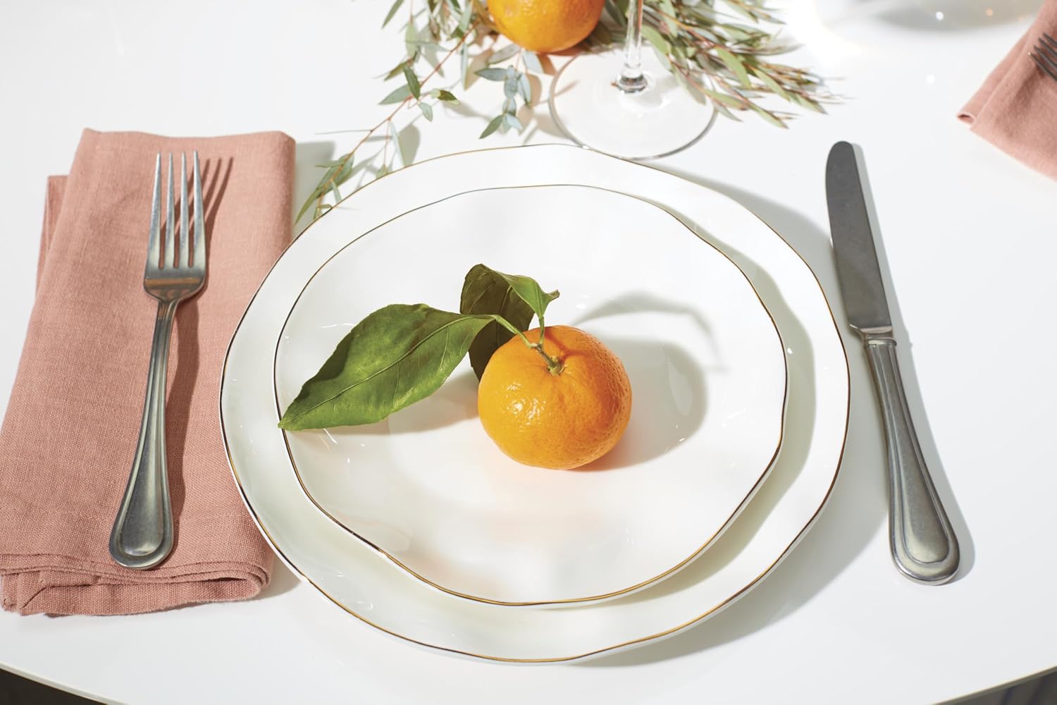 Lenox Dinnerware Sets, Blue Bay White 18-Piece Dinnerware Set, Service For 6, Porcelain Material, Dishwasher Safe, Microwave Safe, Bowls, Plates And Bowls, Dinner Dishes, Plates (White, 18 Piece)