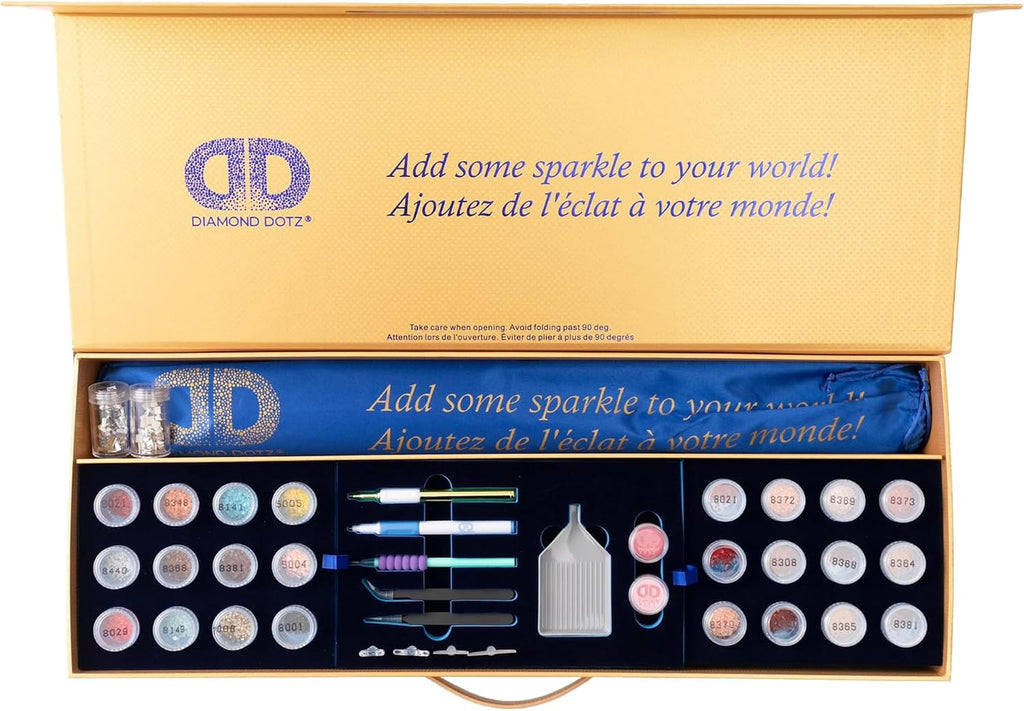 Diamond Dotz The Kiss (Apres Klimt) Diamond Painting Kits for Adults - Diamond Art Kits a Relaxing Creative Craft Kit with Dotz Gems 22x28
