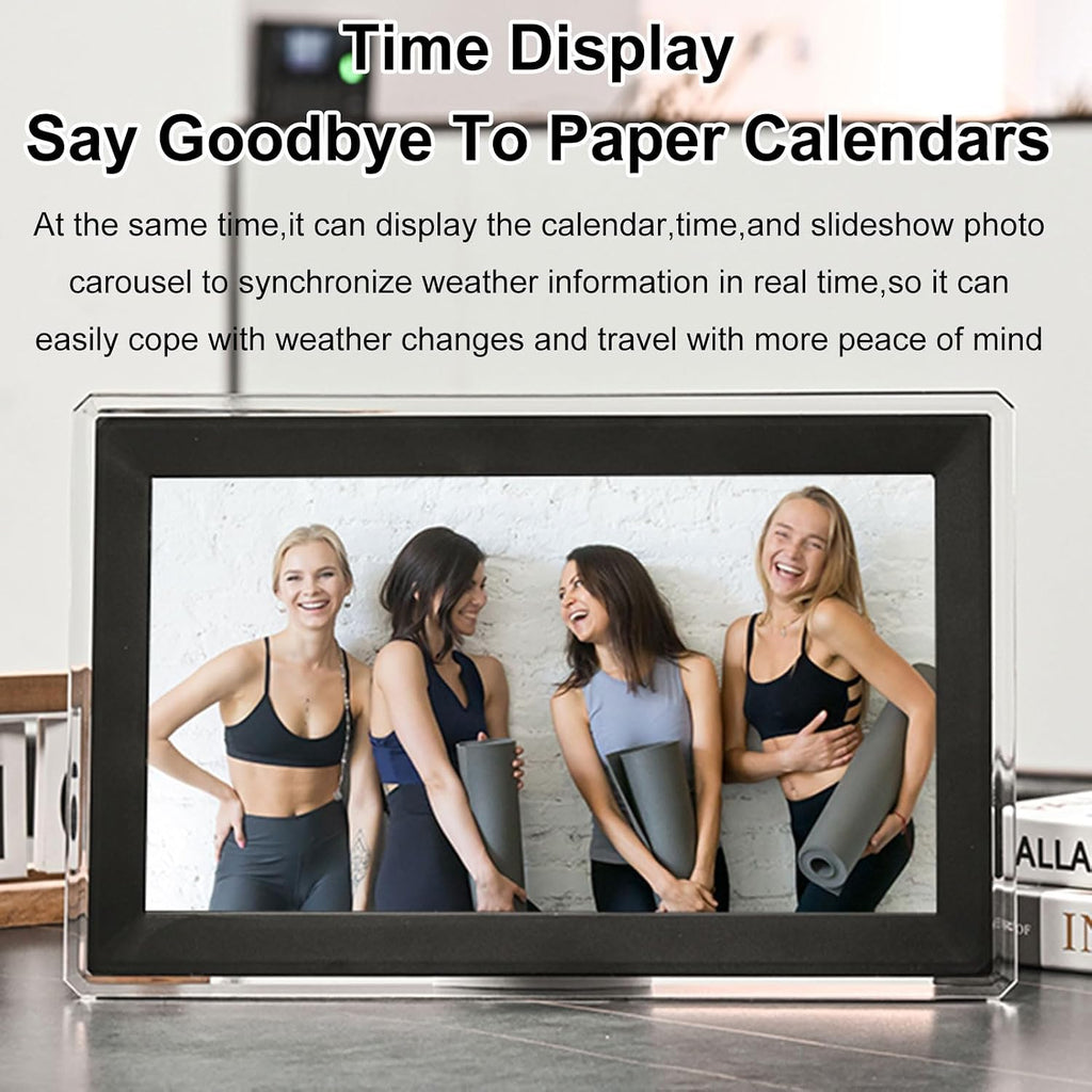 GOWENIC 15.6 Inch Smart WiFi Digital Calendar, Touchscreen Interactive Digital Planner Display with Built in 32GB Storage, Family Schedules & Meal Planner (US Plug)