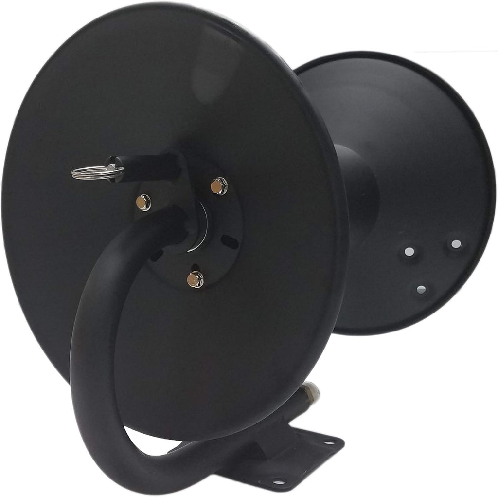 Super Heavy Duty Pressure Washer Hose Reel, 3/8In x 100FT | Skid or Wall Mount, Air and Water, 4000 PSI
