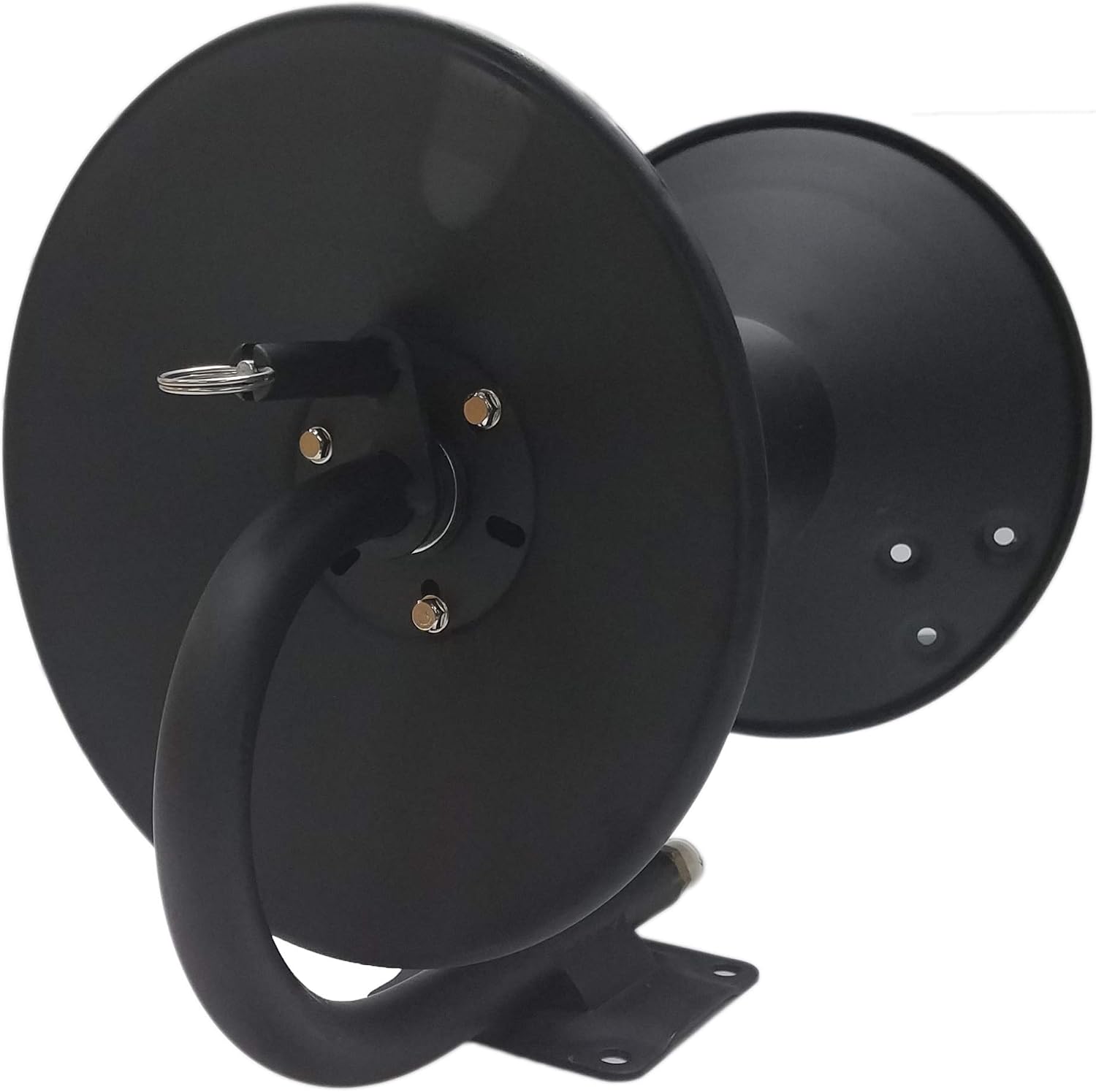 Super Heavy Duty Pressure Washer Hose Reel, 3/8In x 100FT | Skid or Wall Mount, Air and Water, 4000 PSI