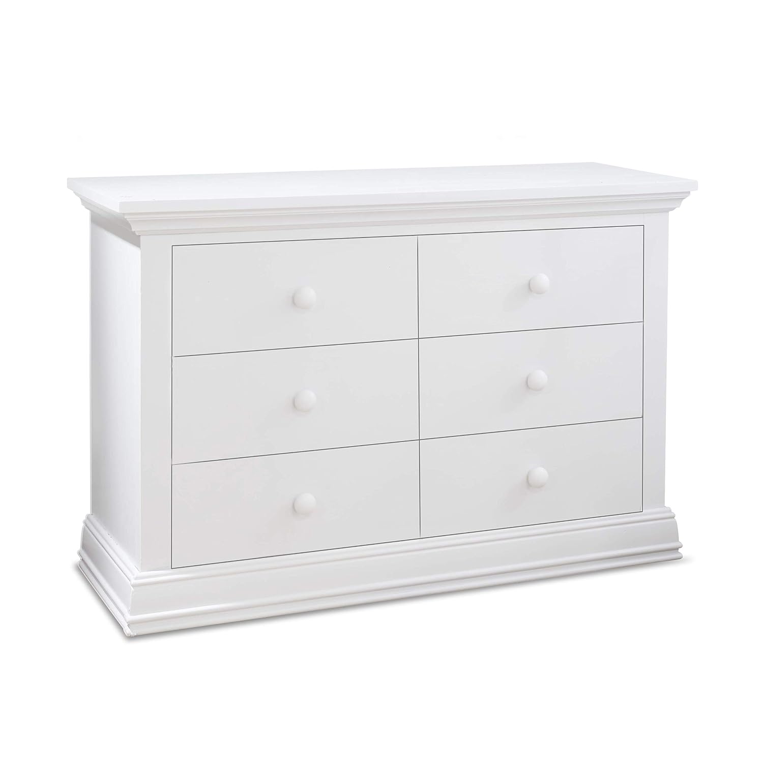 Sorelle Furniture Paxton Baby Dresser – Dresser for Nursery, Kids Bedroom Furniture, Baby Dresser Drawers, Storage for Child's Room with Drawers, Nursery Furniture for Infant-White