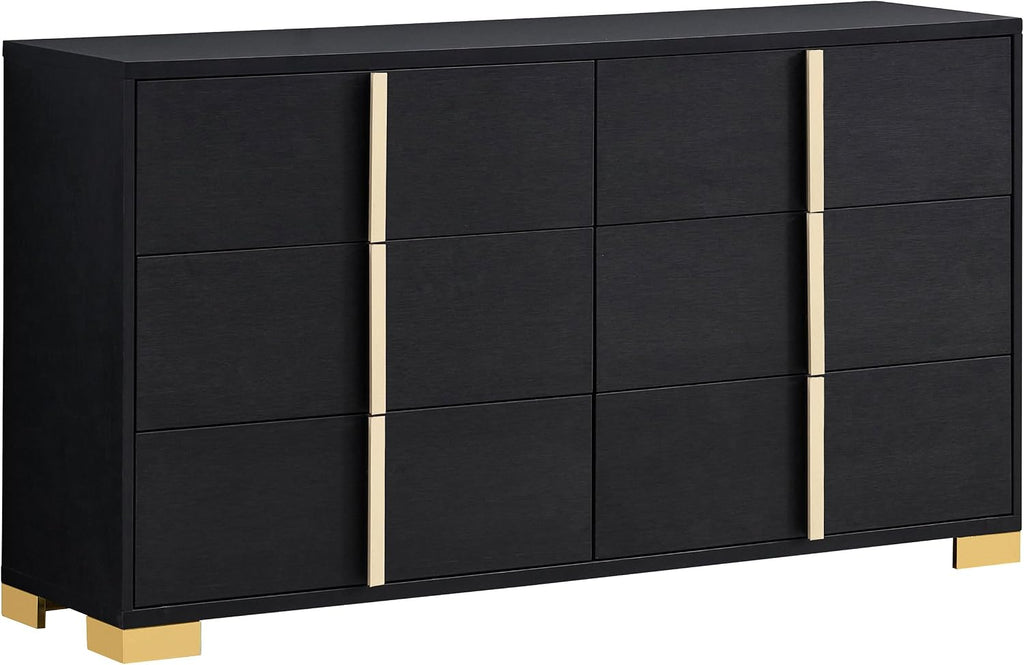 Black 4 LED Full Bedroom Set