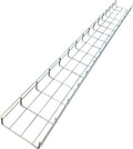 Kable Kontrol Cable Tray- 5 Feet Long - 6' Width, 2' Depth – Wire Mesh Tray Cable Management Rack Cords Organizer Cable Basket, Zinc Plated Steel NEC Approved for Network, Fiber Optic, Cabling