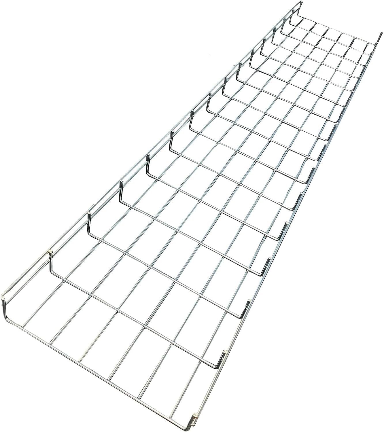 Kable Kontrol Cable Tray- 5 Feet Long - 18' Width, 4' Depth – Wire Mesh Tray Cable Management Rack Cords Organizer Cable Basket, Zinc Plated Steel NEC Approved for Network, Fiber Optic, Cabling