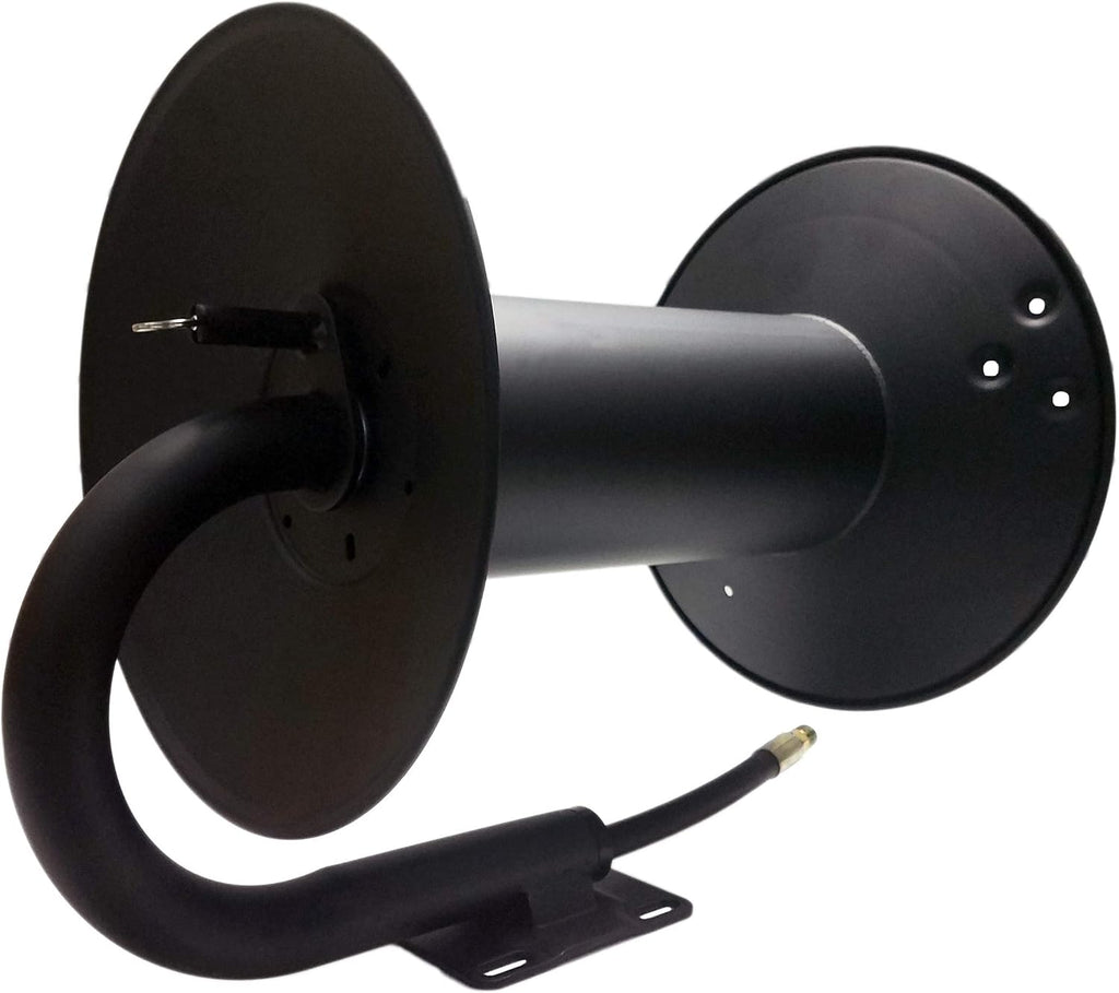Super Heavy Duty Pressure Washer Hose Reel, 3/8In x 200FT | Skid or Wall Mount, Air and Water, 4000 PSI