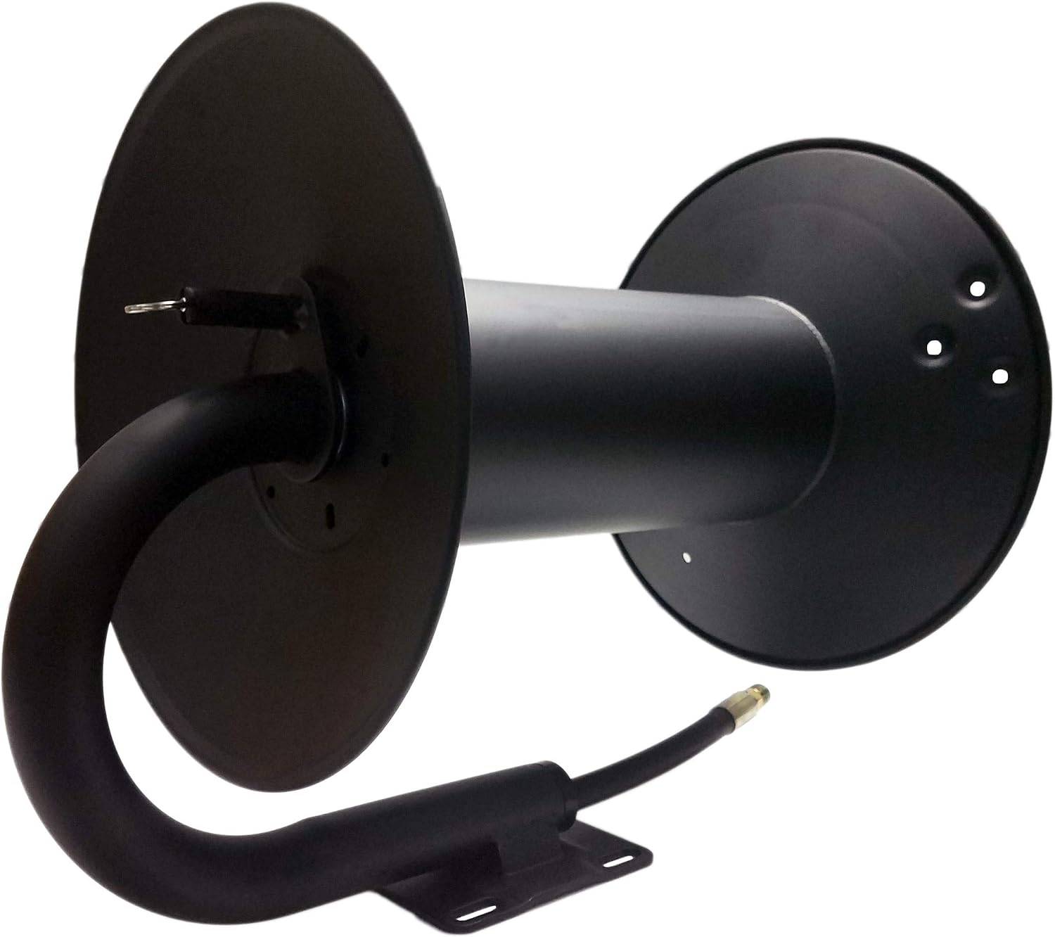 Super Heavy Duty Pressure Washer Hose Reel, 3/8In x 200FT | Skid or Wall Mount, Air and Water, 4000 PSI
