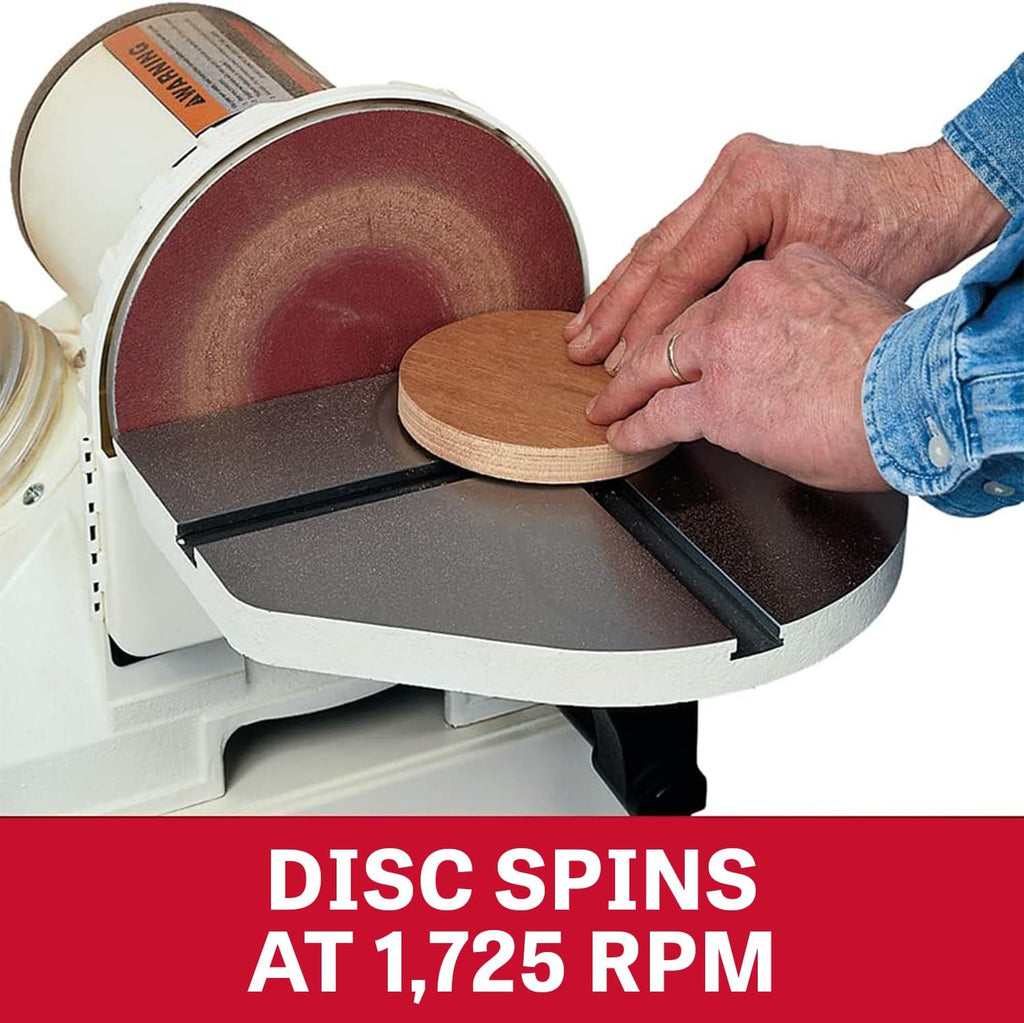 JET 6' x 48' Belt and 9' Disc Sander with Open Stand, 3/4 HP, 1Ph 115V (JSG-96OS)