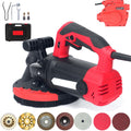 7-Inch Concrete Surface Grinder, 2200W Powerful Concrete Sanding Machine Concretes Sander, 90° Seamless sanding for Floors, Angle Grinder Kit with Dust Shroud, for Concrete Cement Granite Marble