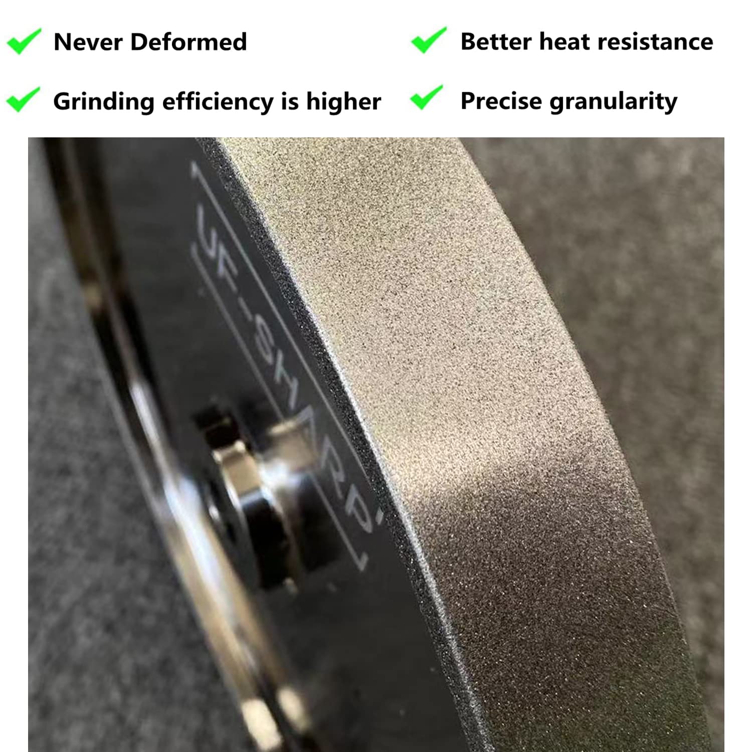 CBN Grinding Wheel 8 inch 180 Grit, 1' Wide, 5/8' Arbor, Suitable for All Kinds of 8-inch Bench Grinders (180 Grit)