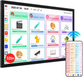 32' Smart Digital Calendar Wall Touch Screen, No Subscription Family Dashboard, IPS FHD Interactive Touchscreen Display, Digital Calendar- Chore Chart, Meal Planner, Support App Store Wall Mount