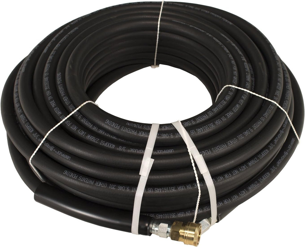Propulse® 4000 PSI 3/8' x 100' Uberflex Non Marking Pressure Washer Hose with Couplers