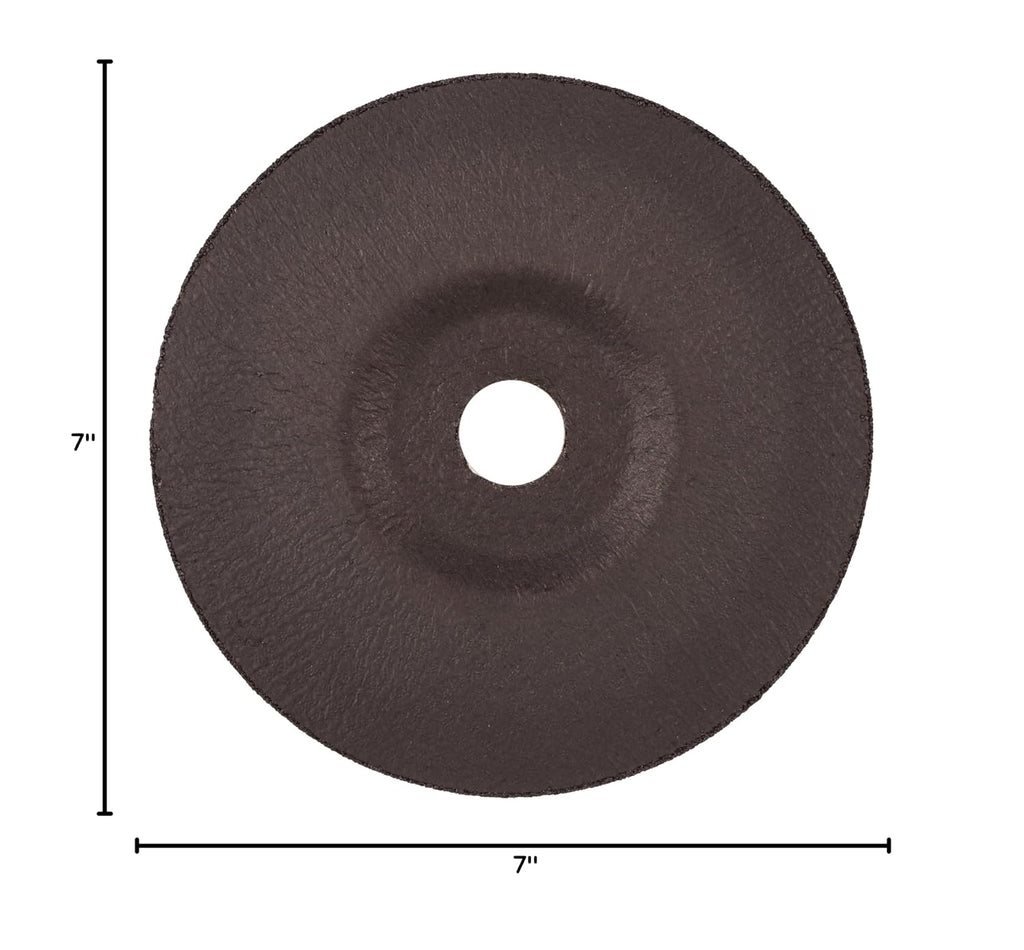 Weiler 58056 7' x 1/8' Tiger Zirc Type 27 Cut Off/Grind Combo Wheel, Z30T, 7/8' A.H (Pack of 25)