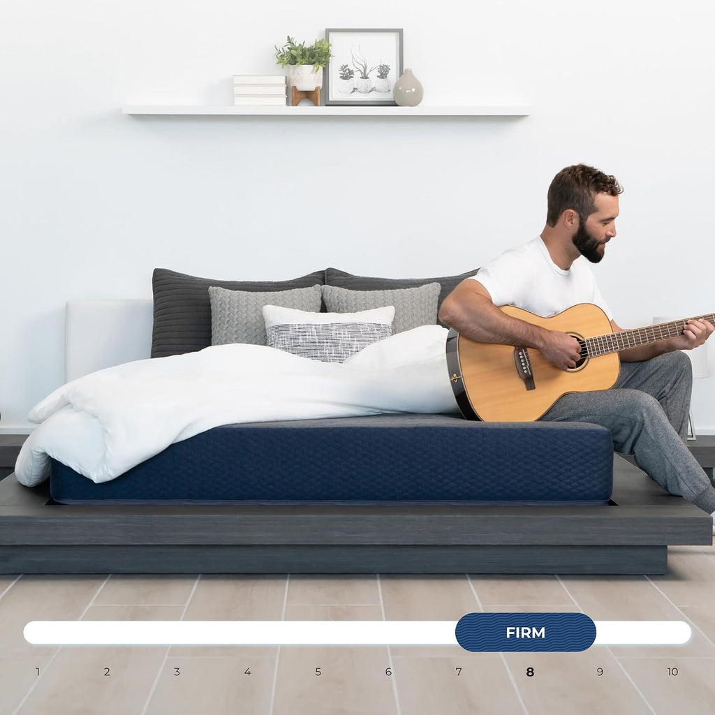 DREAMFOAM Brooklyn Bedding Copperflex Essential 6' Gel Memory Foam Mattress |RV Bunk 28x75|Made in Arizona