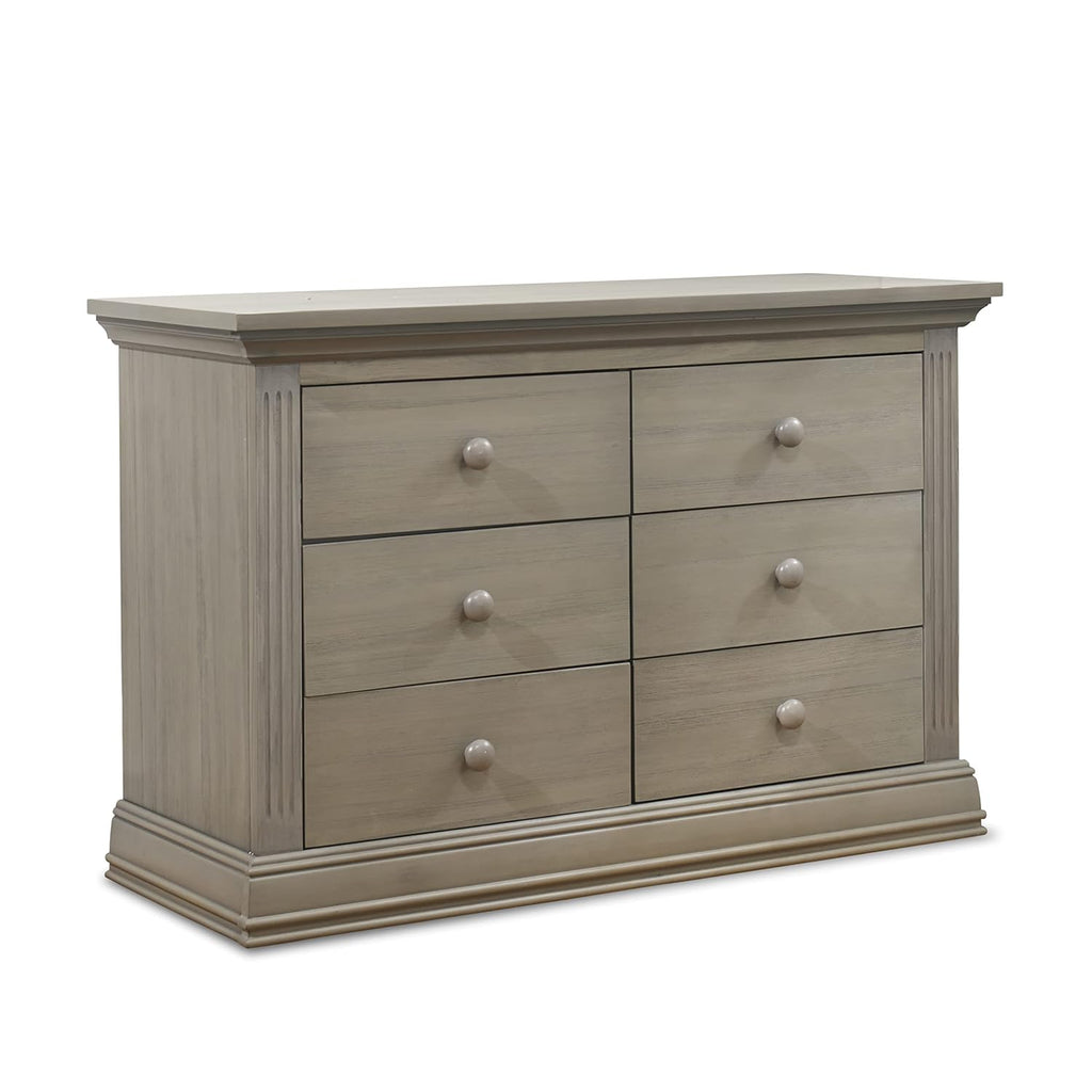 Sorelle Furniture Paxton Baby Dresser – Dresser for Nursery, Kids Bedroom Furniture, Baby Dresser Drawers, Storage for Child's Room with Drawers, Nursery Furniture for Infant-Heritage Gray