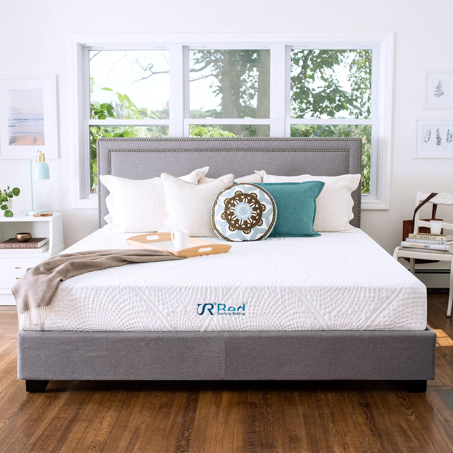 10 inch Twin Memory Foam Mattress for Cool Sleep & Pressure Relief, Non Toxic Mattresses, No Fiberglass, CertiPUR-US Certified, Bed-in-a-Box, Pressure Relieving,120-Night Free Trial,20-Year Warranty