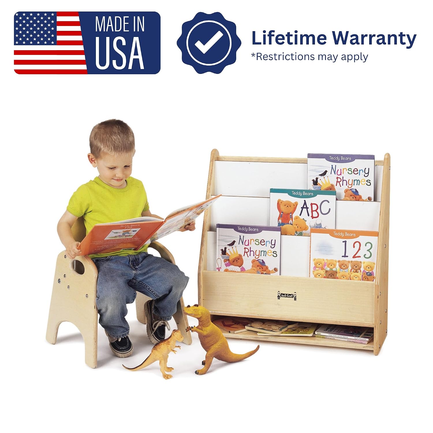 Jonti-Craft 0071JC Toddler Pick-a-Book Stand - Kids Bookshelf & Storage