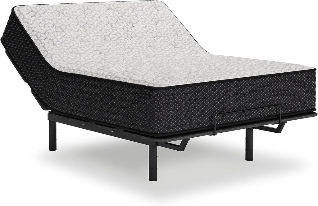 Signature Design by Ashley Plush 12 Inch Hybrid Mattress with Gel Memory Foam and Edge Support for Cool Sleep and Pressure Relief, Twin, Fiberglass-Free, Bed In A Box