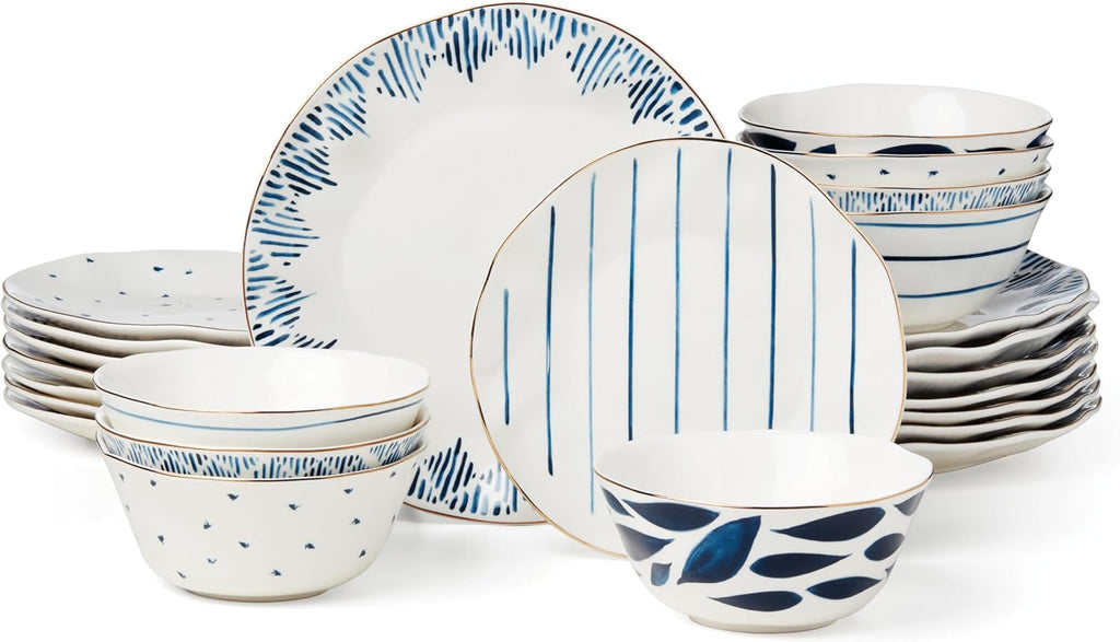 Lenox 895680 Blue Bay 24-Piece Dinnerware Set, Service For 8