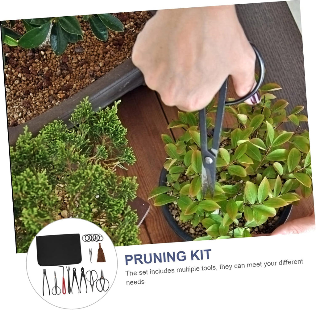 ibasenice Garden Scissors Set Pruning Shears Gardening Trimming Tool Plant Branch Trimmers Storage Bag