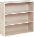 ECR4Kids Birch Streamline 3-Shelf Storage Cabinet, 36in High, Bookcase for Classroom and Playroom, White Wash