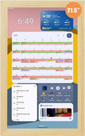 Digital Calendar Wall Touch Screen, 21.5 Inch Display Electronic Smart Calendars Chore Chart Lists for Family, Electric Planner for Daily Schedule for Kids Android Tablet Wall-mounted