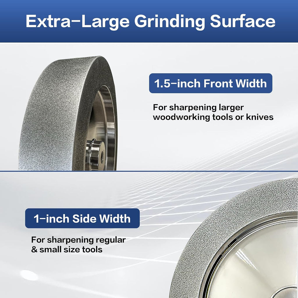 Mega Square CBN Grinding Wheel and Lathe Tool Sharpening Jig