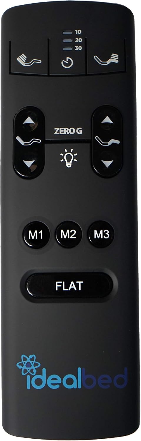 iDealBed 5i Custom Adjustable Bed Base, Wall Hugger, Massage, Zero-Gravity, Dual USB Charger, One Touch Comfort, Programmable Memory, Night Light, Advanced Smooth Silent Motion (Queen)
