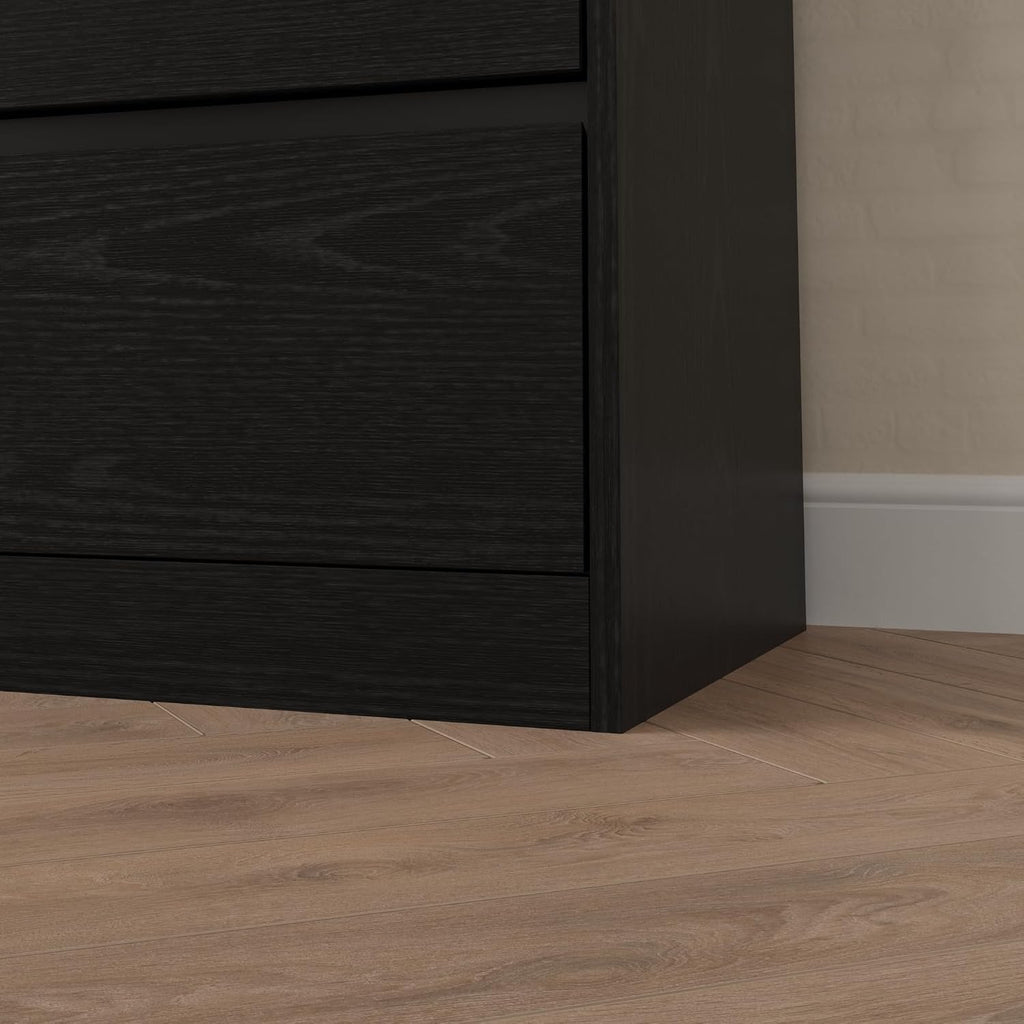 Bobve 70.9' Dresser for Bedroom with 9 Drawers, Large Modern Chest of Drawers with Deep Drawers, Wide Double Dresser Handle Free, Storage Organizer for Bedroom, Living Room, Hallway (Black)