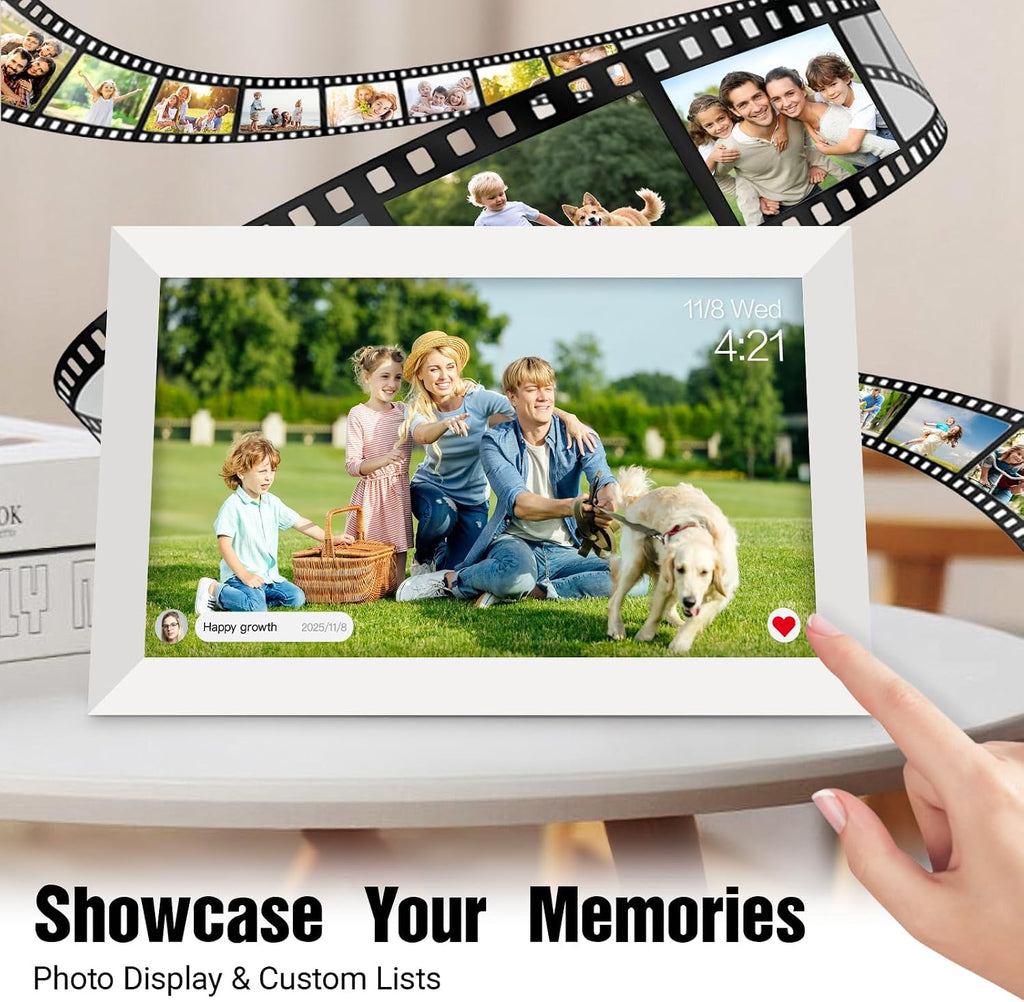 15.6'' Digital Calendar Wall Touch Screen, 1920 * 1080P Electronic Smart Calendar, Digital Picture Frame, Daily Weekly and Monthly Planner, Electronic Chore Chart, White Elephant Gifts for Women, Mom, Teacher, Grandma